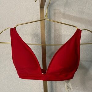 Abercrombie & Fitch Vibrant Red swim top- XS